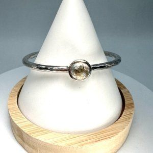 IPPOLITA "Classico" Hammered Sterling Silver Hinge Bracelet